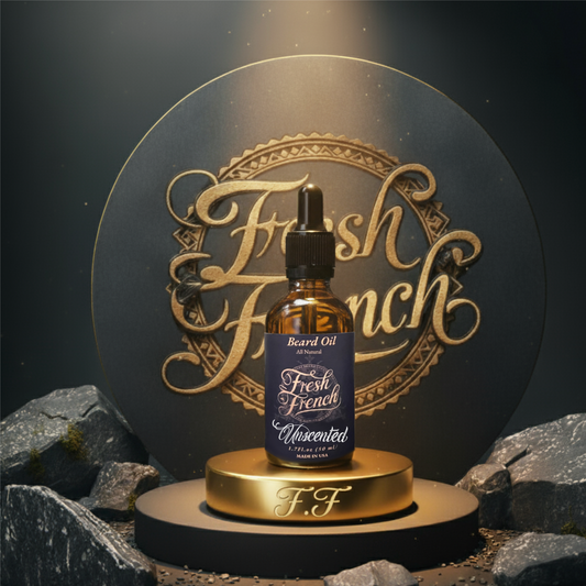 Unscented Beard Oil 1.7oz Amber Glass Bottle